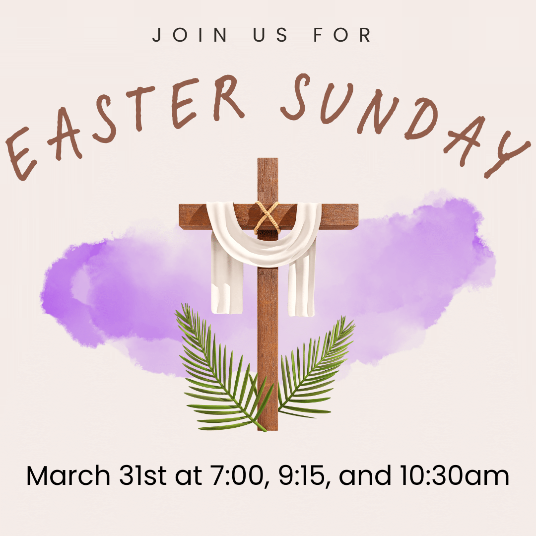 Join us for Easter Sunday